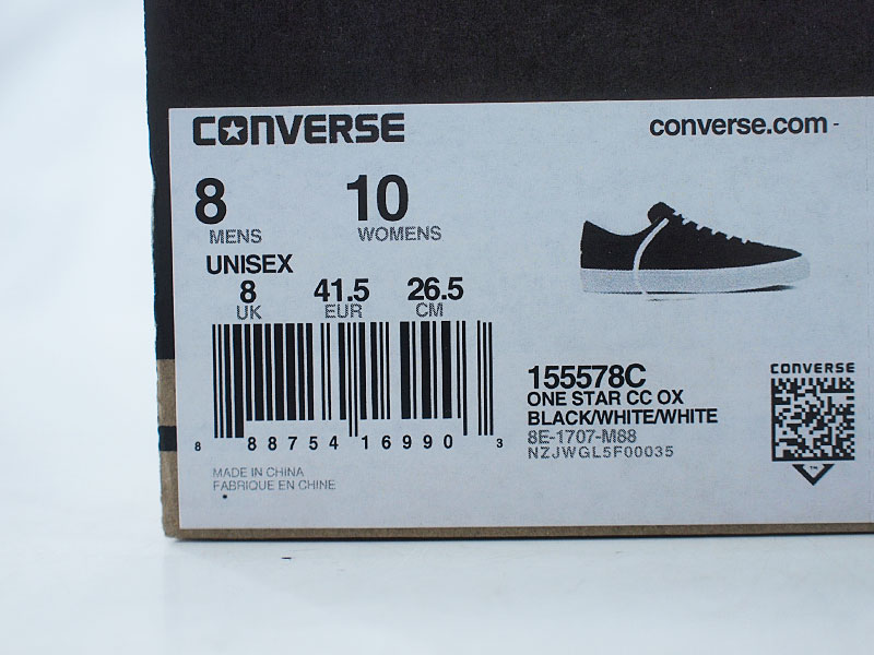 CONS (CONVERSE SKATE) ONE STAR CC OX ワンスター ヒールスター