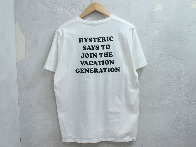 JOIN THE VACATION★ HYSTERIC GLAMOUR Tシャツ