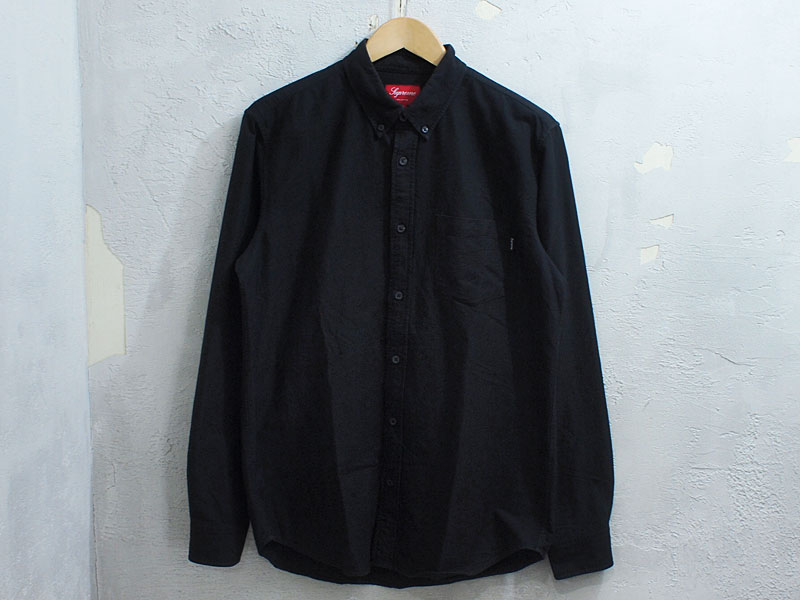 Supreme 'Oxford Shirt'オックスフォードシャツ シュプリーム 黒