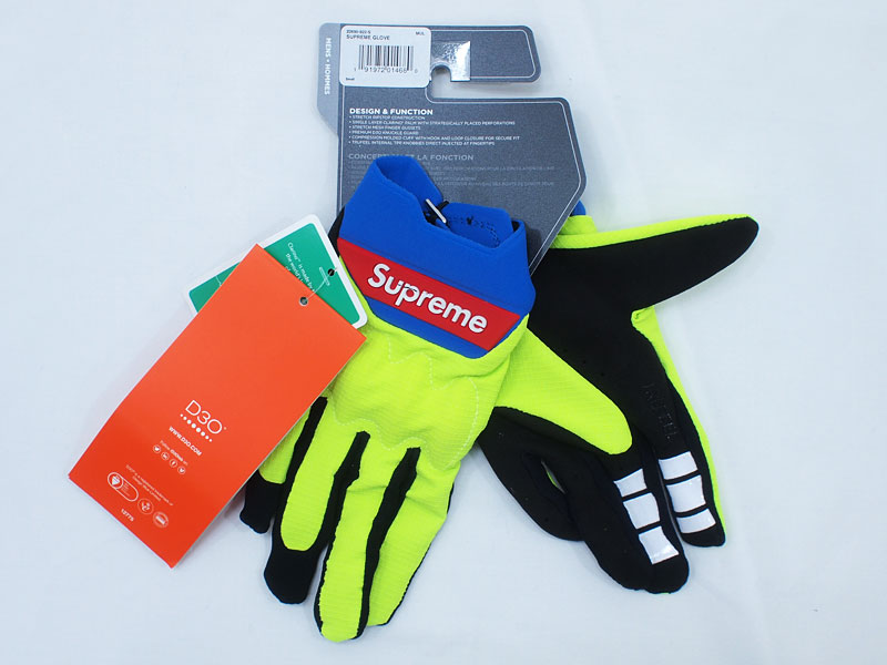 Supreme×Fox Racing 'Bomber LT Gloves'レーシング グローブ フォックス シュプリーム S 手袋 マルチカラー -  ブランド古着の買取販売フォーサイト オンラインストア