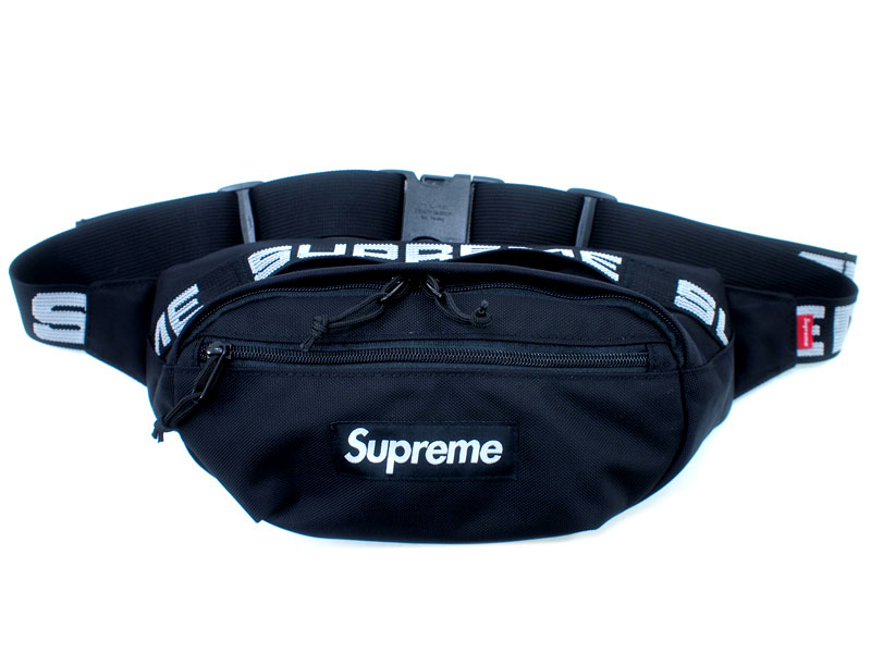 Supreme Waist Bag ウェストバッグ 黒 Black 18ss - ウエストポーチ