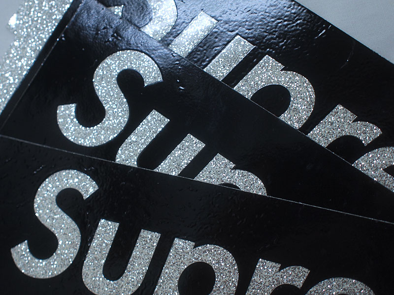 Supreme 'Glitter Box Logo Sticker Set'ボックスロゴ ステッカー 12枚