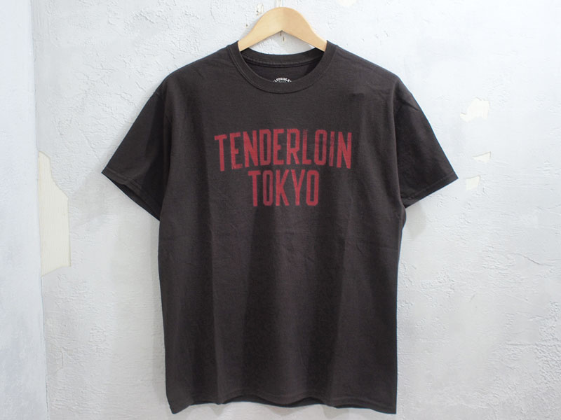 TENDERLOIN 本店限定'TEE 2'Tシャツ ブラウン 茶 M テンダーロイン