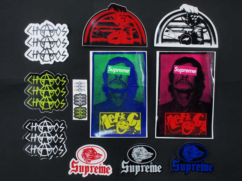 Supreme '08AW Sticker Set'ステッカーセット 11枚 11種 Bronson 