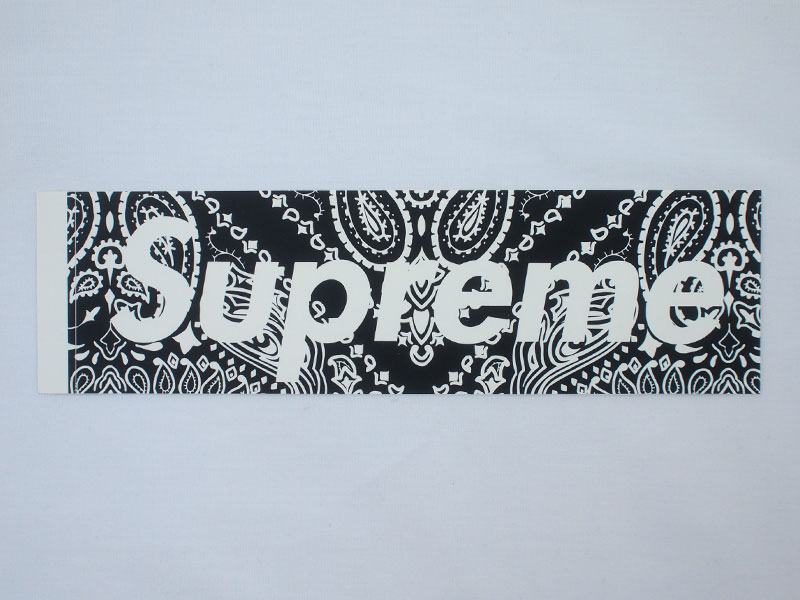 Supreme 'Paisley Box Logo Sticker'ペイズリー ボックスロゴ