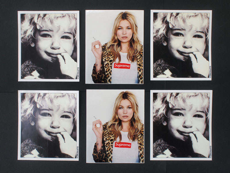 Supreme 'Kate Moss & Crybaby Sticker Set'ステッカー 6枚セット