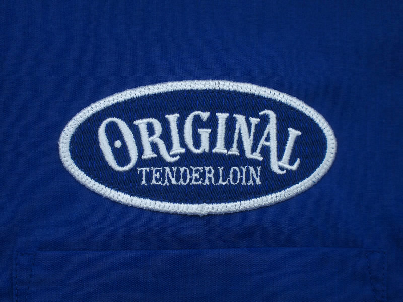 TENDERLOIN 本店限定 'T-WORK SHT PP'半袖 ワークシャツ ワッペン S