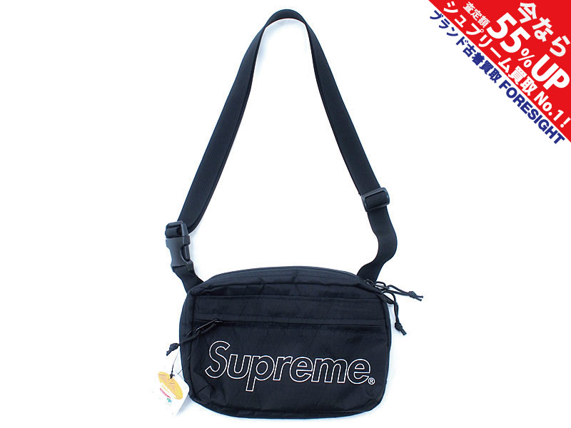 18aw supreme shoulder bag black 黒メンズ