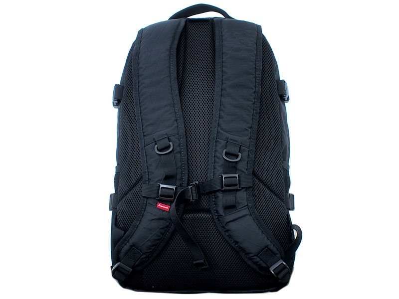 Supreme 'Backpack'バックパック リュック リフレクティブロゴ 黒 