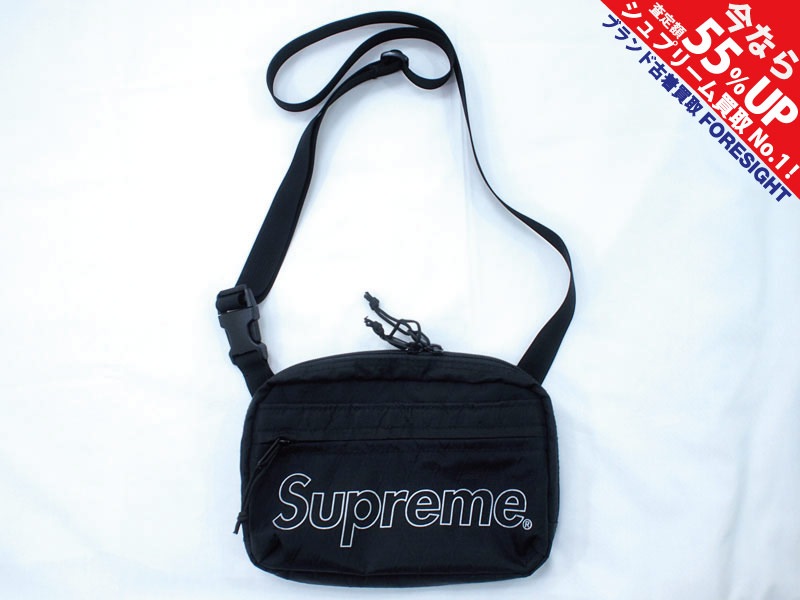【新品未開封】18aw Supreme Shoulder Bag Black