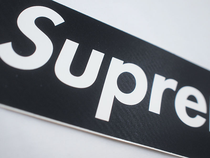 初期 Supreme 'Carbon Fiber Box Logo Sticker Set'カーボンファイバー 