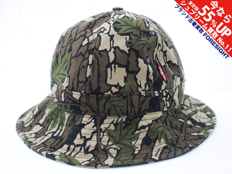 Supreme×Levi's 'Camoflage Canvas Bell Hat'ベルハット リーバイス S 