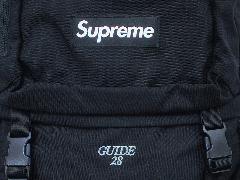 Supreme 'Backpack'バックパック リュック 10SS GUIDE 28 黒 ブラック