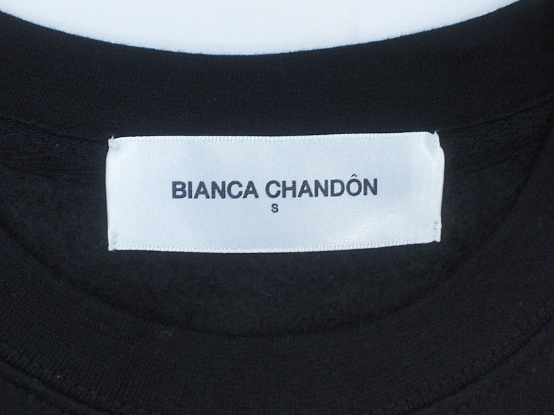 BIANCA CHANDON 'Logo Crewneck Sweat'ロゴ刺繍 クルーネック 