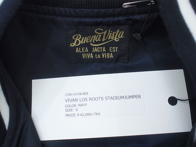 BUENA VISTA×ROOTS 9周年記念 'VIVAN LOS ROOTS STADIUM JUMPER