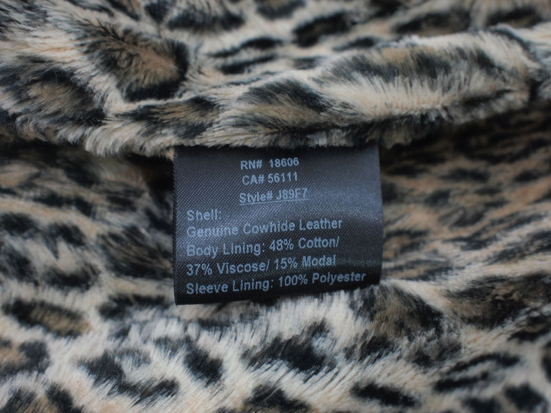 Supreme×Schott 'Leopard Lined Leather Work Jacket'レザー ワーク