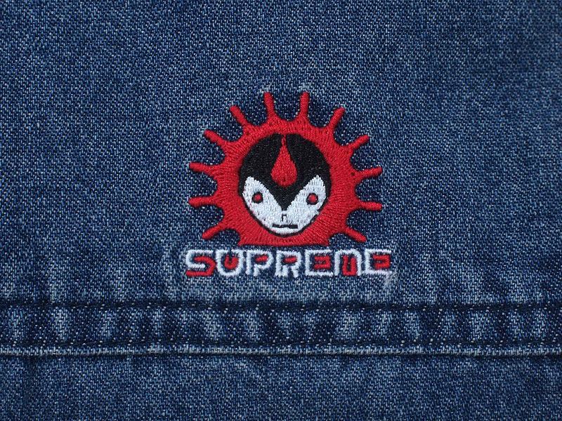 Supreme 'Vampire Denim Zip Up Shirt'デニムシャツ S ジップアップ 