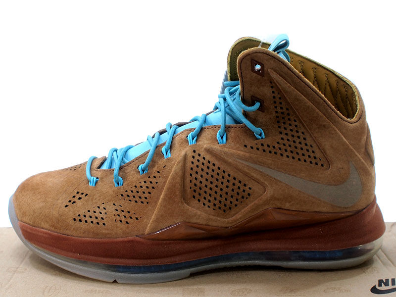 NIKE LEBRON 10 EXT QS レブロン BROWN SUEDE ブラウンスエード 9 27