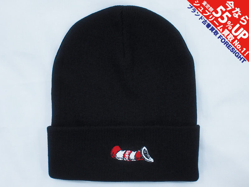 Supreme cat in the hat beanie