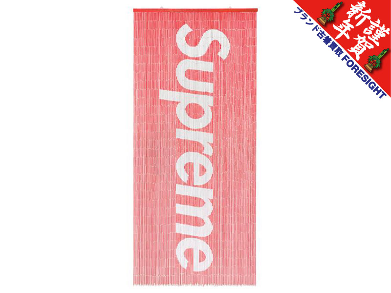 supreme 17SS Bamboo Beaded Curtain Red 簾