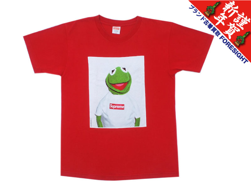Supreme 'Kermit The Frog Tee'Tシャツ カーミット M 赤 レッド 