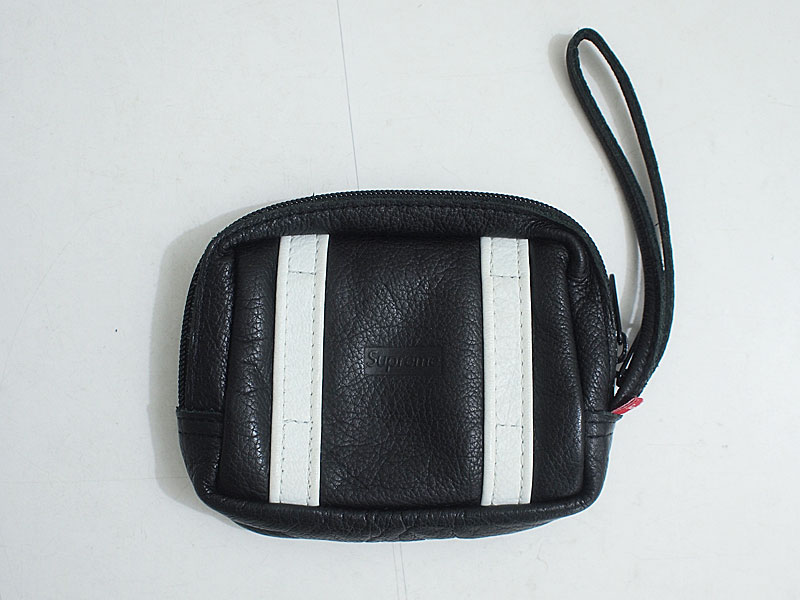 Supreme×Vanson 'Leather Wrist Bag'レザーリストバッグ バンソン 黒
