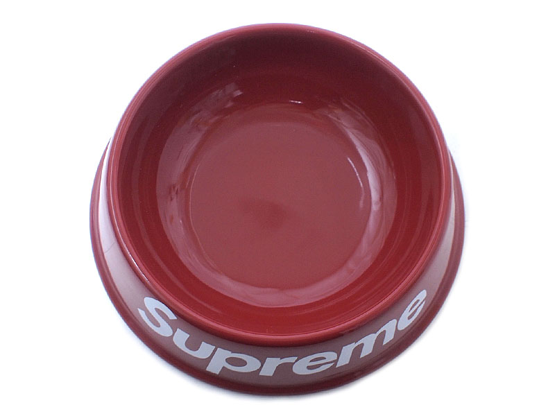 Supreme 'Dog Bowl'ドッグボウル セラミック 陶器 赤 レッド Red