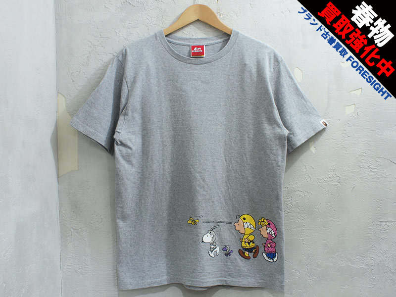 A BATHING APE×PEANUTS 'SHARK SNOOPY AND FRIENDS TEE'Tシャツ ...