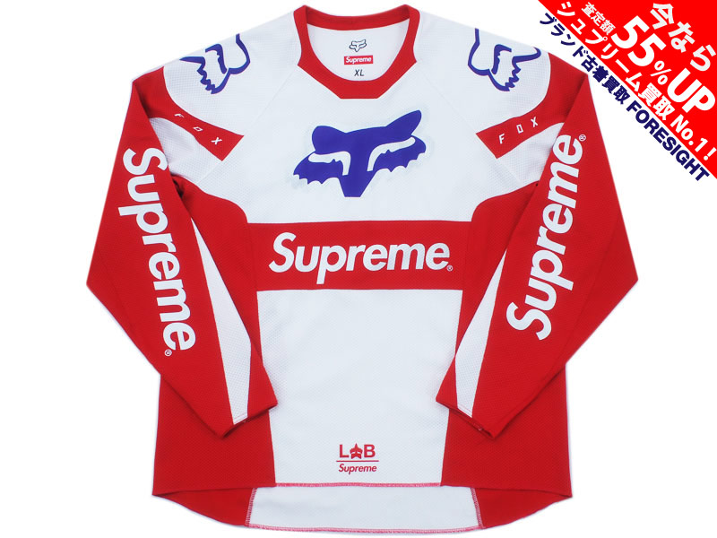 M Supreme Fox Racing Moto Jersey Top Red