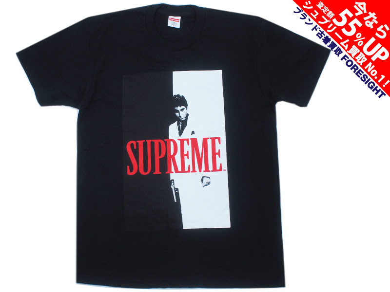 Supreme 'Scarface Split Tee'Tシャツ スプリット スカーフェイス M 黒 ...