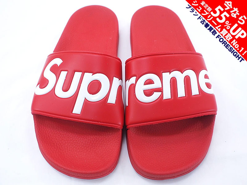 Supreme 'Supreme Sandals'シュプリーム サンダル 赤 レッド 9 27 