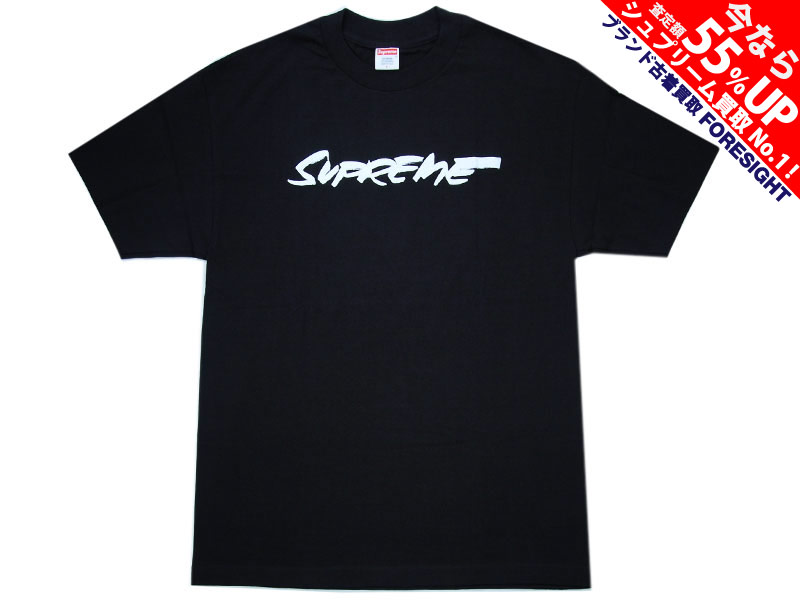 Supreme Futura Logo Tee black 黒