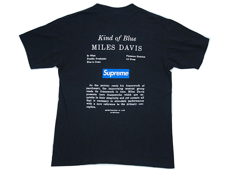 SUPREME（シュプリーム）× マイルスデイビス Tシャツ グレー M 美品 Miles Davis Tee | Supreme 21ss