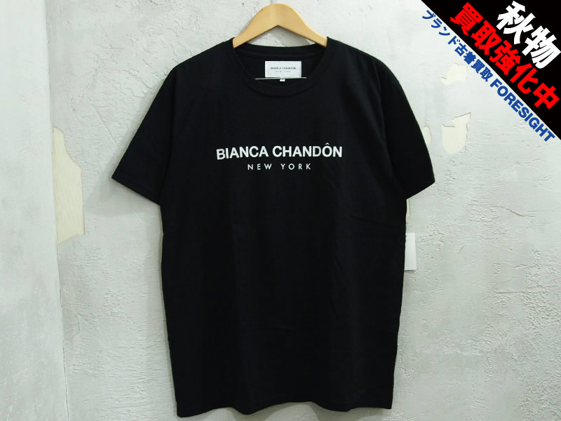 Bianca Chandon 'BCNY Tee'Tシャツ XL 黒 ブラック ビアンカシャンドン