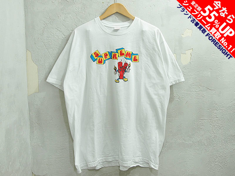 Tシャツ/カットソー(半袖/袖なし)Supreme Dynamite Tee 白 XL tシャツ ダイナマイト