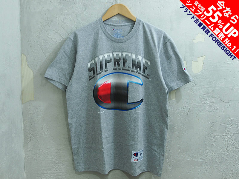 Supreme×Champion 'Chrome S/S Top'Tシャツ クローム ロゴ ...