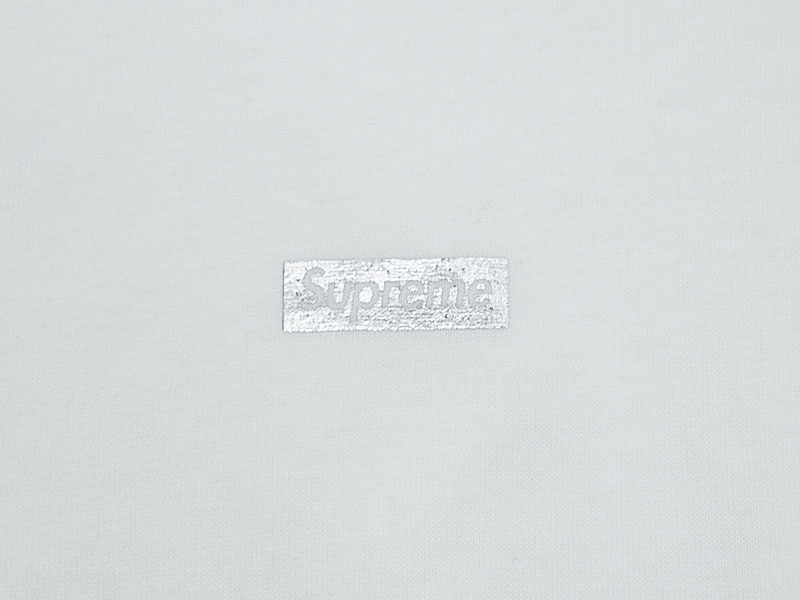 Supreme 'Metallic Small Box L/S Top'長袖 Tシャツ ロンT スモール 