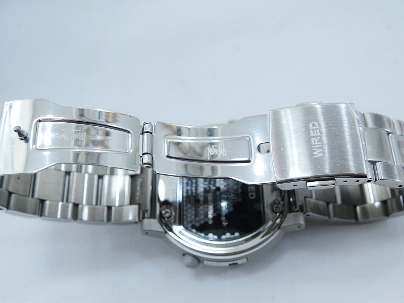 STUSSY×WIRED h 'AGWH023'ワイアード 腕時計 ウォッチ シルバー