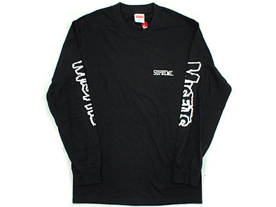 supreme x ミスフィッツ　コラボTシャツ 黒　（L）