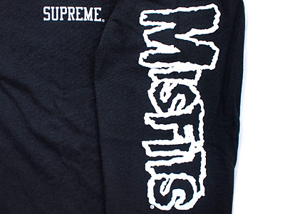 Supreme 'Misfits Logo L/S Tee'ミスフィッツ ロングスリーブTシャツ