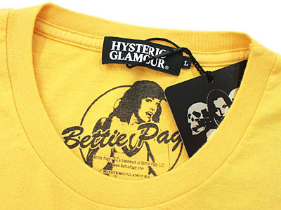 HYSTERIC GLAMOUR 'BETTIE PAGE'Tシャツ ヒステリックグラマー