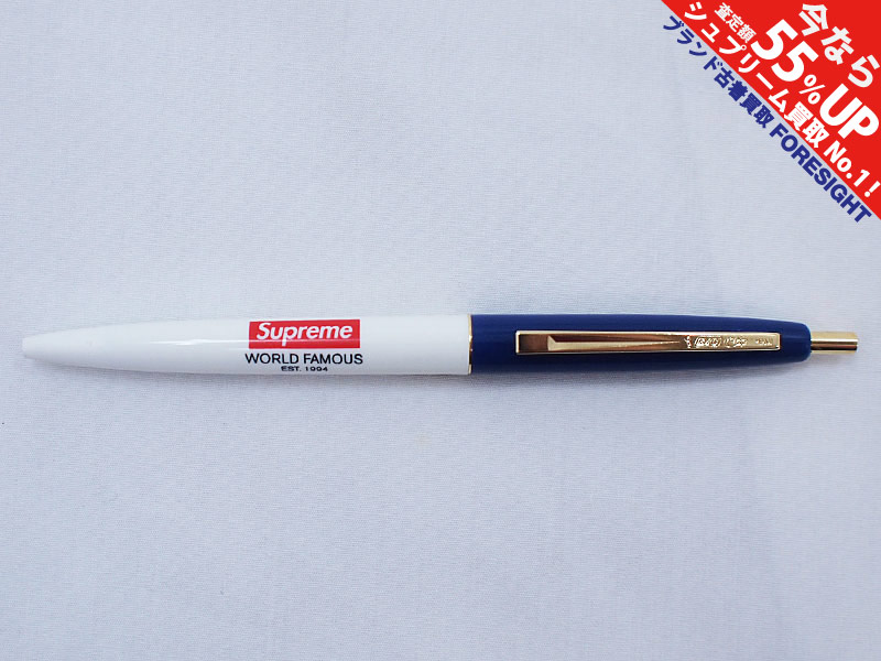 Supreme 'Bic Clic Pen'ボールペン ビック 青 ブルー シュプリーム