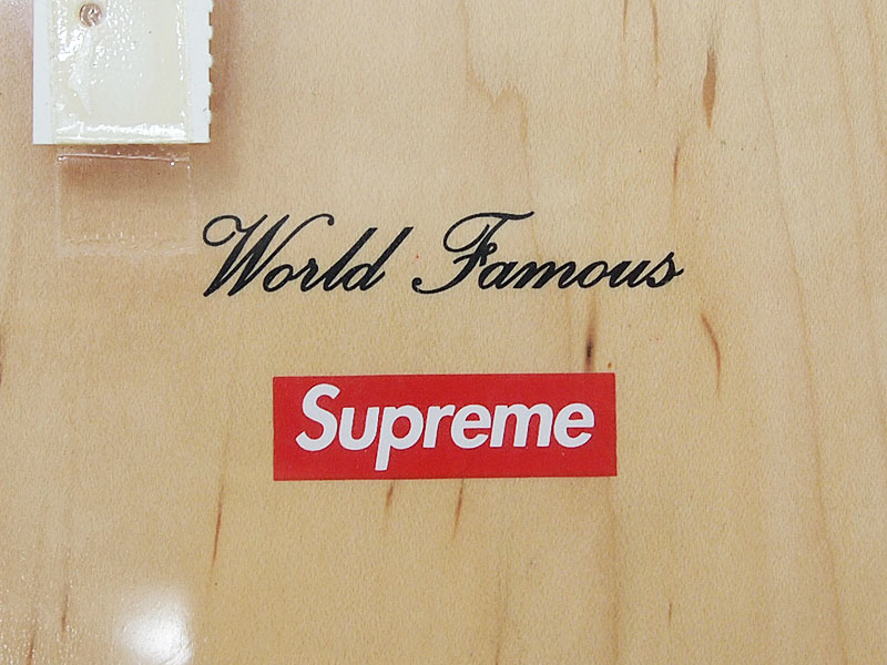Supreme 'International Skateboard Deck'スケートボード デッキ インターナショナル 白 ホワイト WORLD  FAMOUS シュプリーム - ブランド古着の買取販売フォーサイト オンラインストア