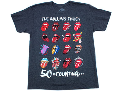 The ROLLING STONES '50周年記念'Tシャツ ローリングストーンズ ライブ