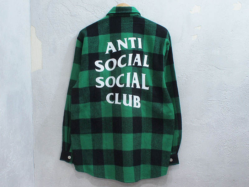 ANTI SOCIAL SOCIAL CLUB チェックシャツ Mサイズ