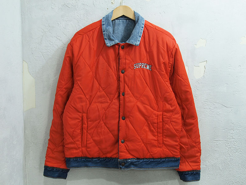 Supreme×Levi's 'Quilted Reversible Trucker Jacket'リバーシブル 