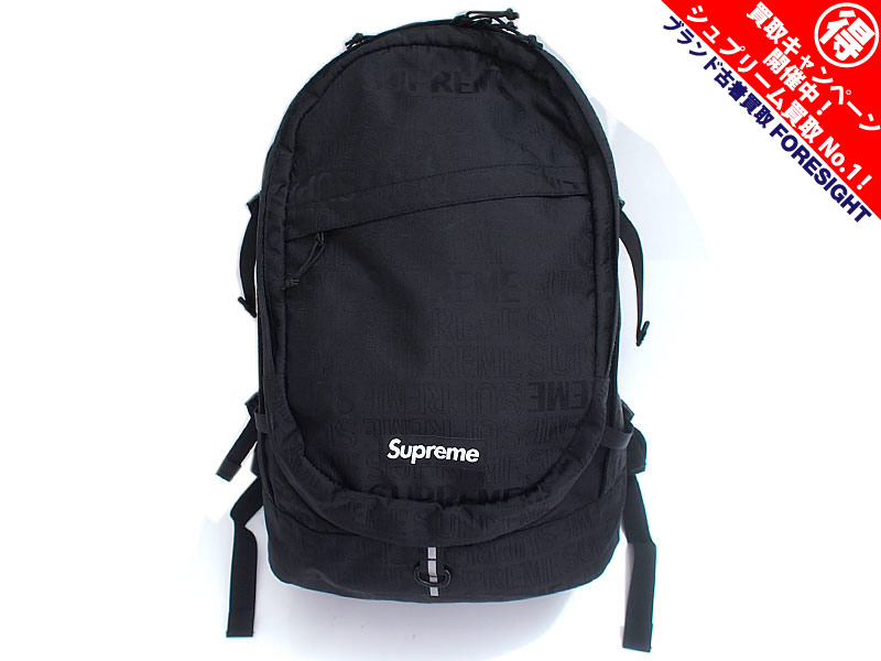 supreme 19SS backpack BLACK