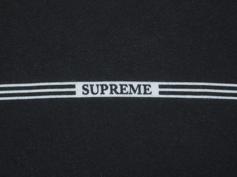 Supreme 'Printed Stripe L/S Top'長袖 Tシャツ ロンT ストライプ 黒 ...