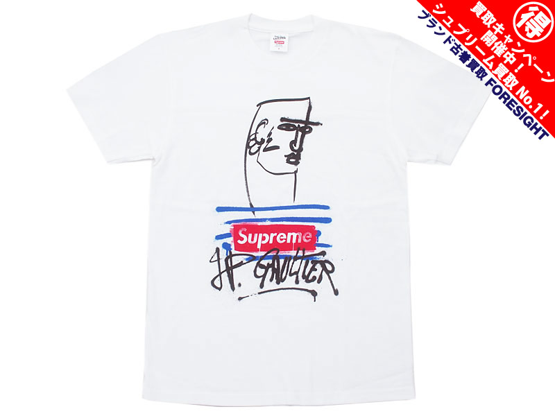 Supreme×Jean Paul Gaultier 'Tee'Tシャツ ジャンポールゴルチエ 白