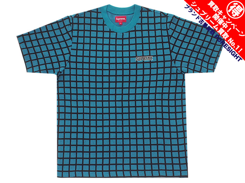 Supreme Grid Jacquard S S Top グリッド ジャガード Tシャツ ブルー S シュプリーム ブランド古着の買取販売 フォーサイト オンラインストア